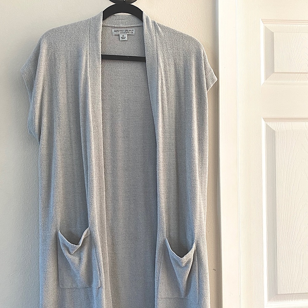Barefoot Dreams Lounge Cardigan (Short Sleeve) XS